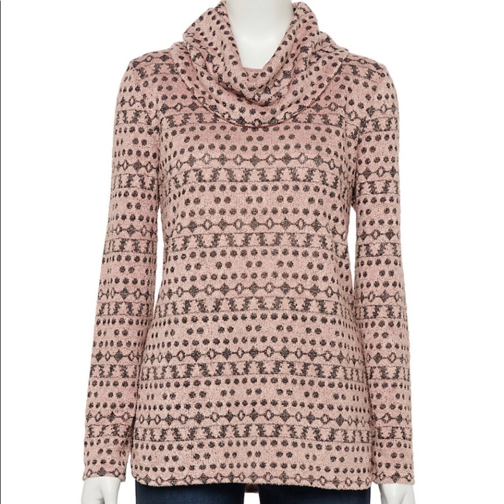 Women's Croft & Barrow Cozy Cowlneck Sweater. M